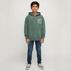 Boys' Sweatshirt, गहरा हरा, small image number null