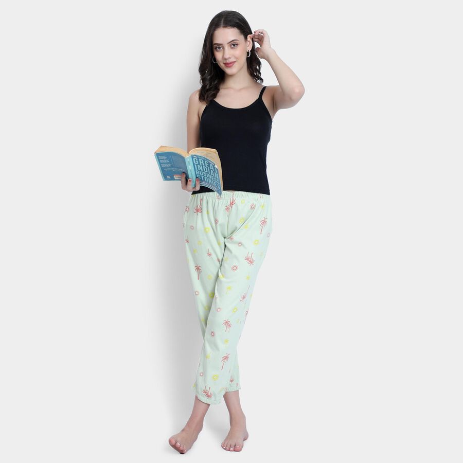 Ladies' 100% Cotton Pyjama , हल्का हरा, large image number null