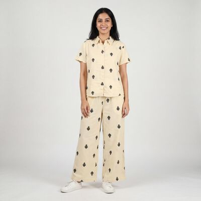 Women's White Co-ord Set