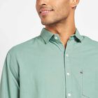 Cotton Solid Casual Shirt, Light Green, small image number null