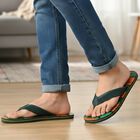 Men's Slipper, Olive, small