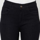 Bleached High Rise Skinny Jeans, Black, small image number null