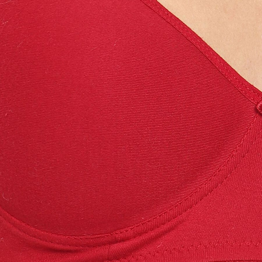 Ladies' Bra , Maroon, large image number null