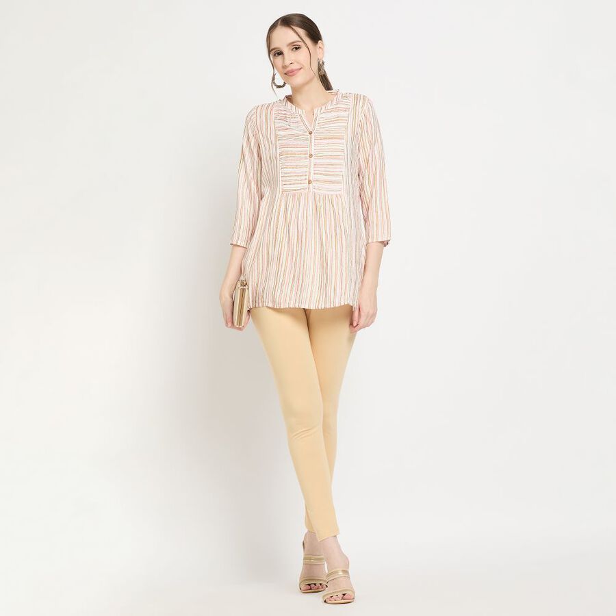 Ladies' Kurta, हल्का गुलाबी, large image number null