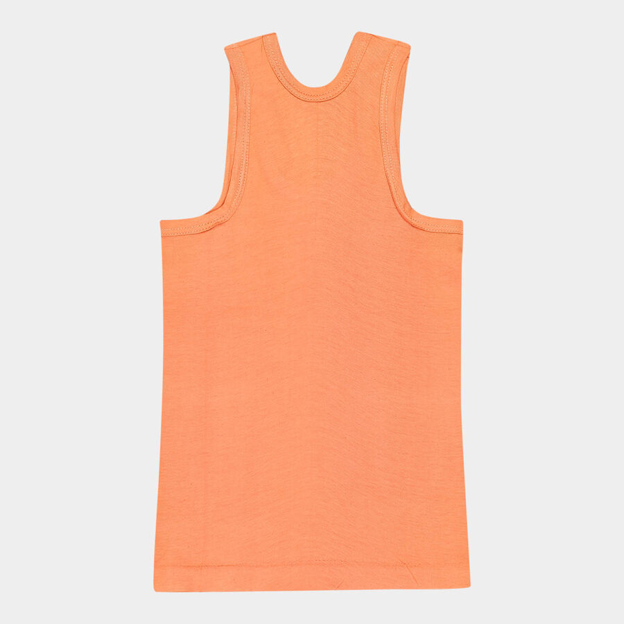 Boys Cotton Solid Vest, मूँगा (कोरल), large image number null