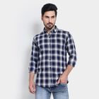 Cotton Checks Casual Shirt, Brown, small image number null