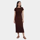 Women's Brown Textured Co-ord Set, Brown, small