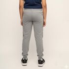 Boys' Light Grey Printed Cotton Blend Pyjama, मिश्रित हल्का ग्रे, small image number null