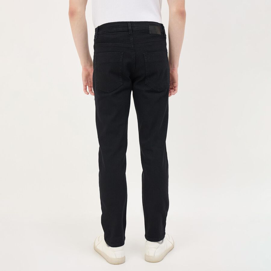 Men's Slim Fit Jeans, Black, large