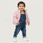 Infants Light Pink High Neck Casual Jacket, हल्का गुलाबी, small image number null