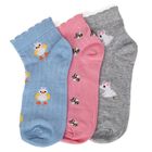 Ladies' Socks Pack of 3, Assorted, small