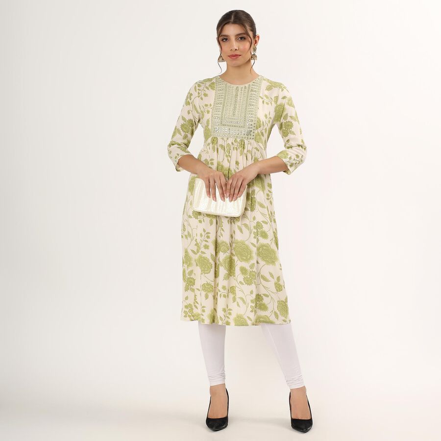 Ladies' Kurta , Light Green, large image number null
