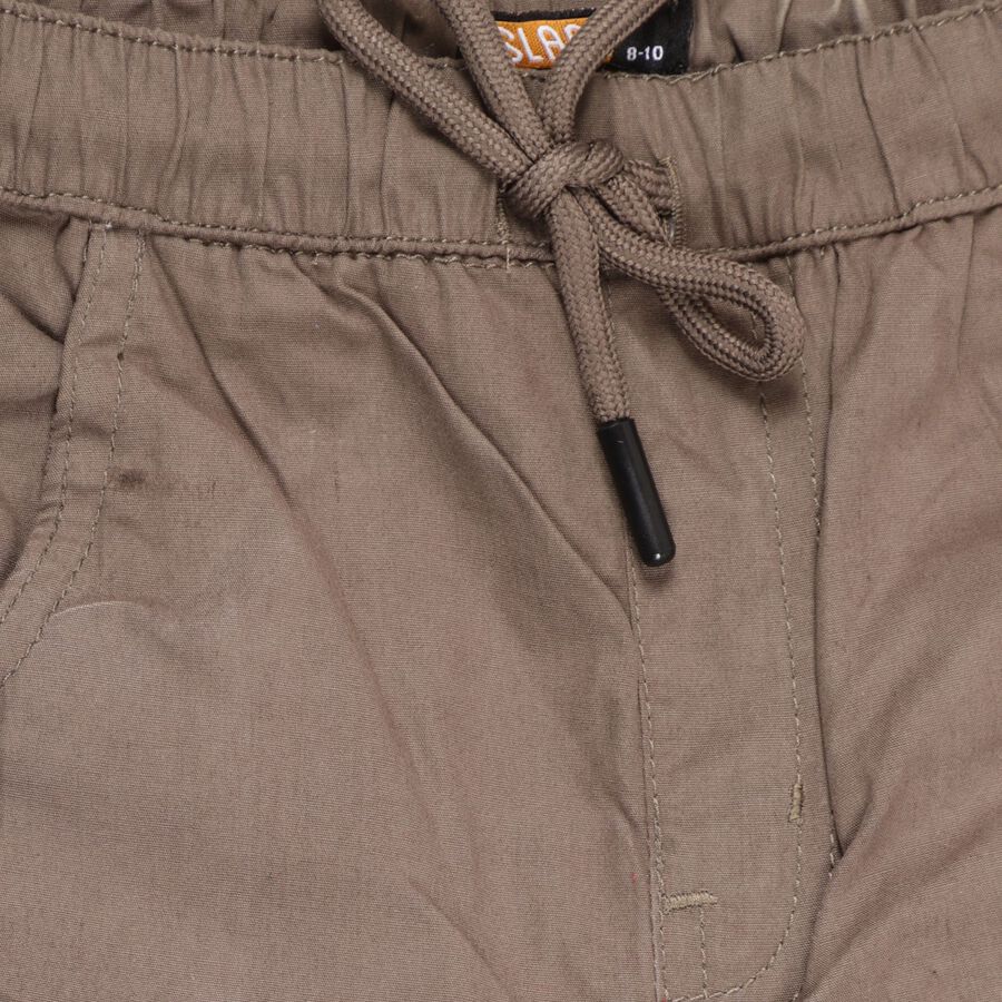 Boys'100% Cotton Trousers, हल्का ग्रे, large image number null