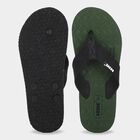 Men's Green Flip-Flops Slippers, हरा, small