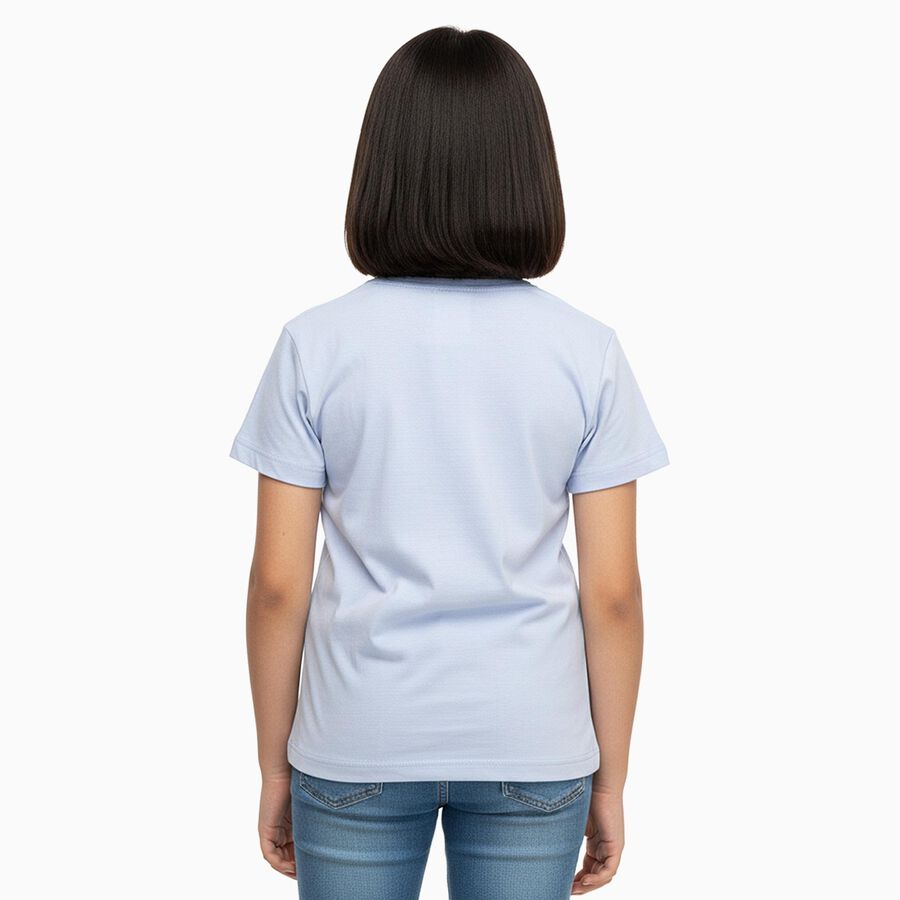 Girls' T-Shirt, Light Blue, large image number null