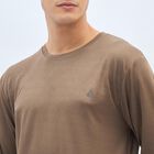 Men's T-Shirt, भूरा, small image number null