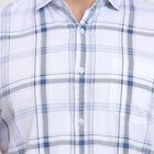 Men's 100% Cotton Casual Shirt, सफ़ेद, small