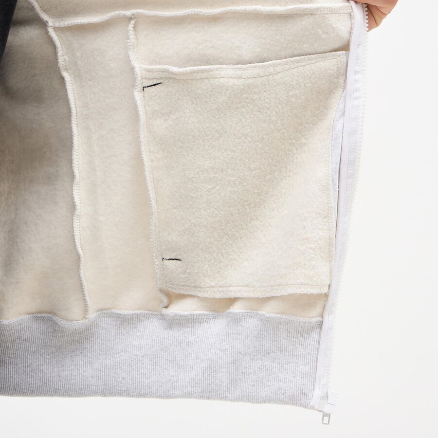 Men's Light Grey Hooded Casual Sweatshirt, मिश्रित हल्का ग्रे, large image number null