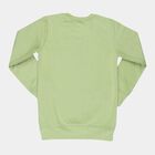 Boys Printed Sweatshirt, Light Green, small image number null