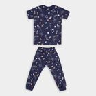 Boys' 100% Cotton Suit Night , Navy Blue, small image number null