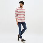 Men's Deep Indigo Skinny Fit Five-Pocket Jeans, गहरा नीला, small image number null
