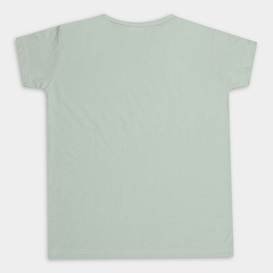 Girls' T-Shirt , Light Green, large image number null