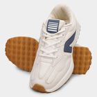 Men's White and Navy Blue Lace-Up Sports Shoes, Grey, small image number null