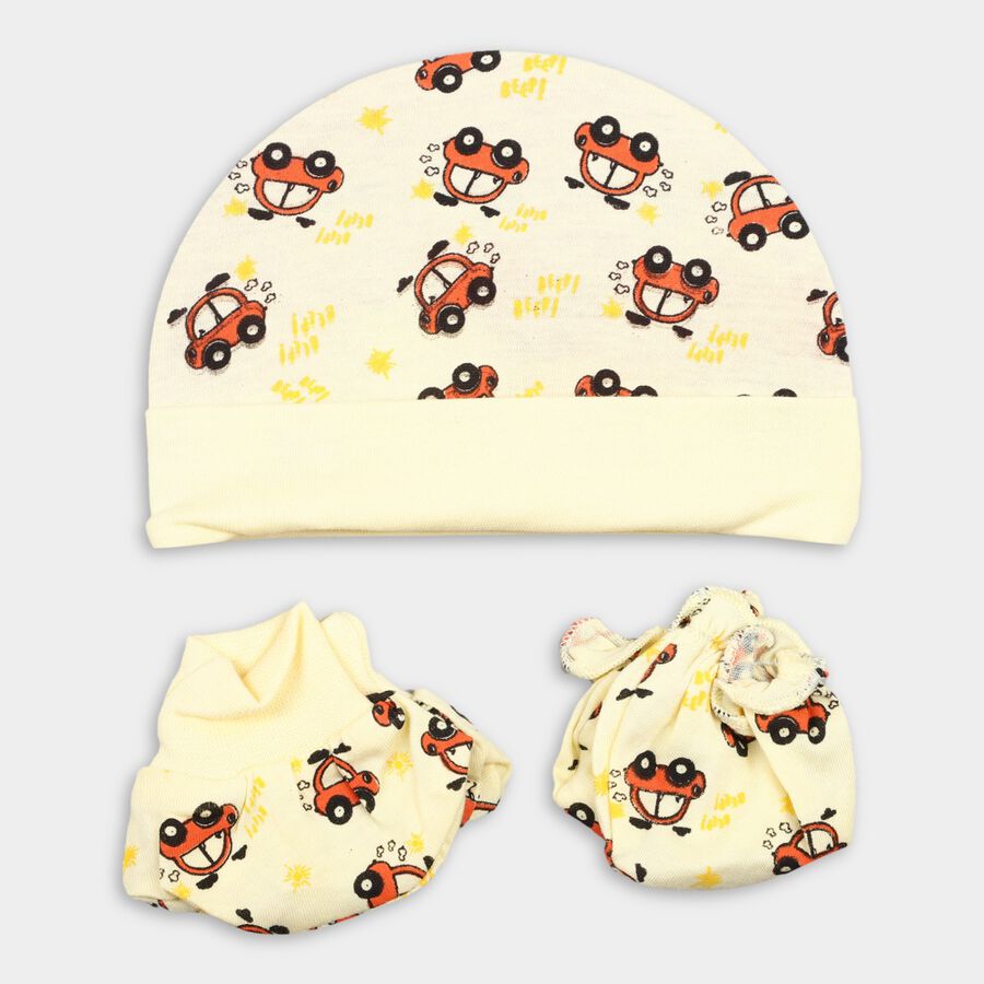 Infants' 100% Cotton Gift Set, Yellow, large image number null