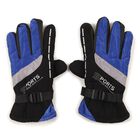 Men's Gloves, गहरा नीला, small