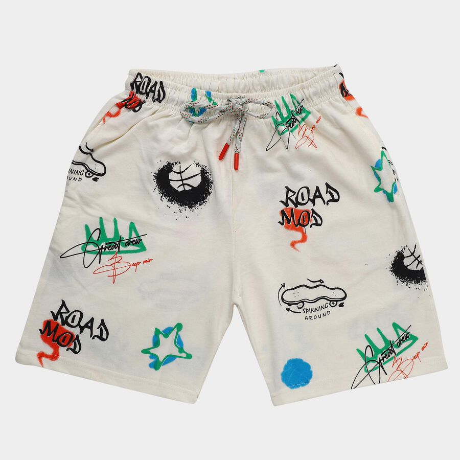 Boys' Bermuda, ऑफ व्हाइट, large