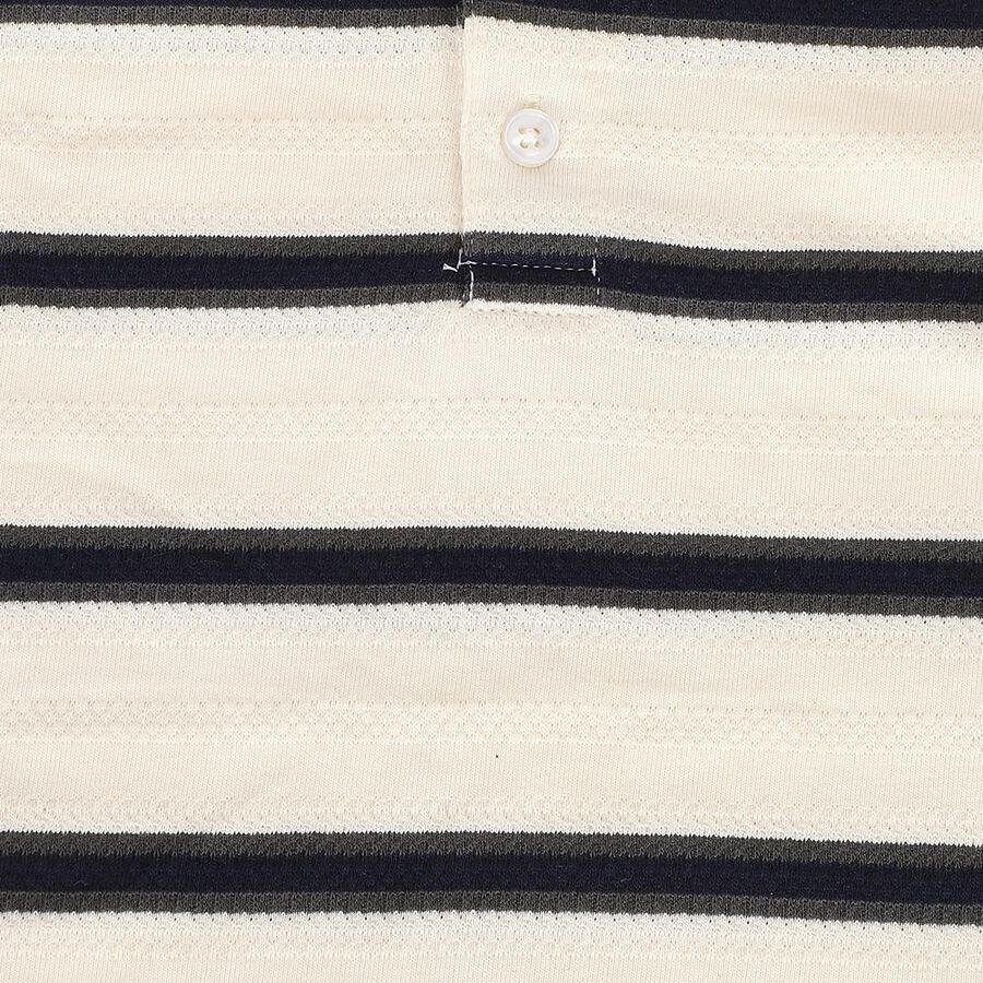 Boys' Off White Polo Neck Polo Boys T-Shirt, ऑफ व्हाइट, large