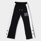 Boys' Black And White Regular Fit Contrast Panel Pyjama, Black, small image number null