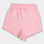 Girls' Light Pink Pull-Up Shorts, हल्का गुलाबी, small image number null