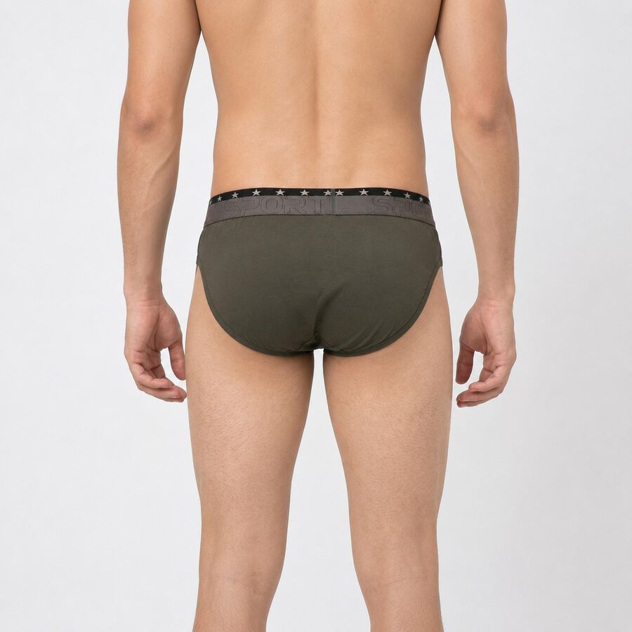 Men's Briefs, Olive, large