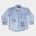Boys' Casual Shirt , हल्का नीला, small image number null