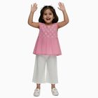 Girls' Capri Set, Light Pink, small