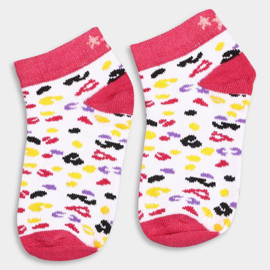 Girl's Socks (Pack of 2), Off White, large image number null