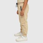 Boys' Soft Beige Elastic Waist Pyjama with Zippered Pockets, Beige, small image number null