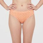 Women's Peach Cotton Brief Panty, पीच, small