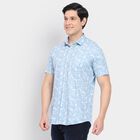 Men's 100% Cotton Casual Shirt, Light Blue, small image number null