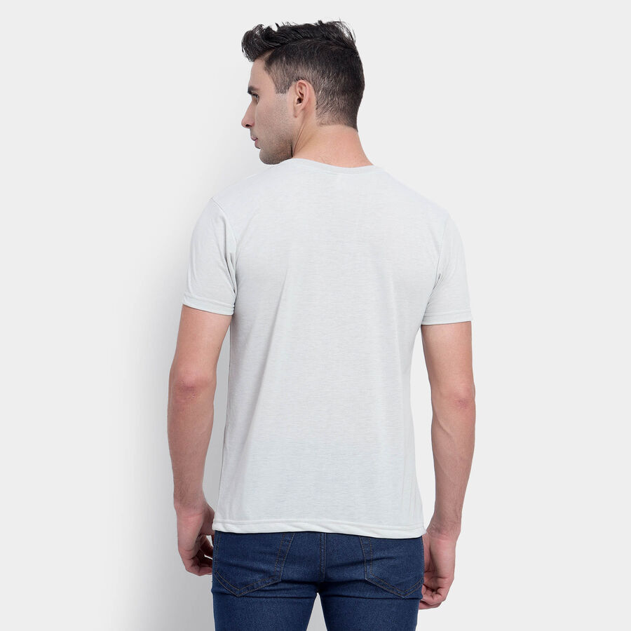 Round Neck T-Shirt, Light Grey, large image number null
