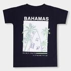 Boys' 100% Cotton Half Sleeves T-Shirt , Navy Blue, small image number null