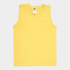 Boys Solid T-Shirt, मस्टर्ड, small image number null