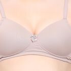Ladies' Bra , भूरा, small image number null