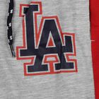 Boys' Grey Regular Fit LA Printed Pyjama, Light Grey, small