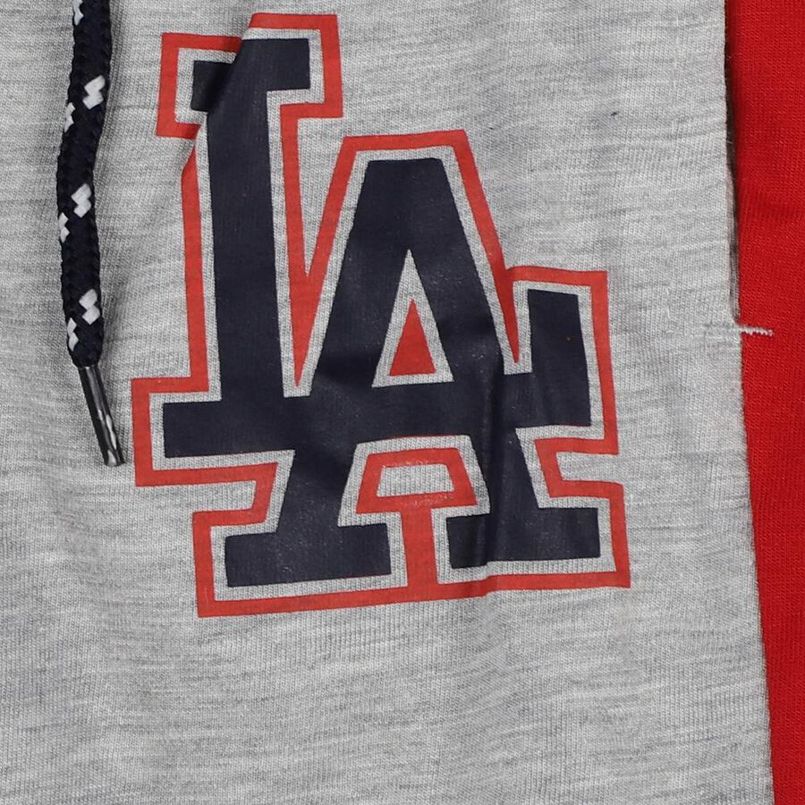 Boys' Grey Regular Fit LA Printed Pyjama, Light Grey, large