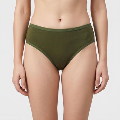 Ladies' Olive Green Regular Fit Panty