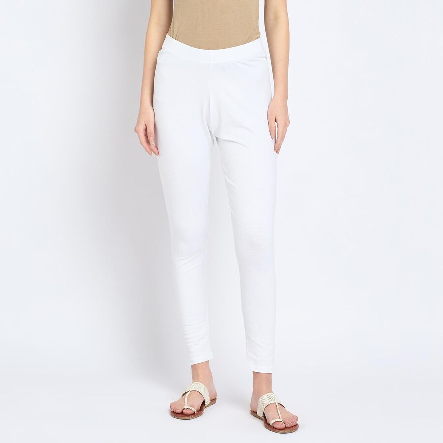 Ladies' Churidar, White, large image number null