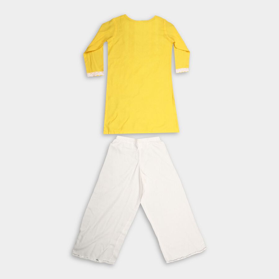 Girl's Fusion Set, पीला, large image number null
