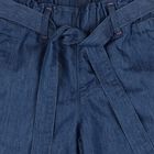 Girls' Mid Blue Regular Fit Jeans, मध्यम नीला, small